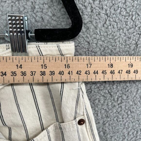 Abercrombie Simone High Rise Slim Jeans Striped Size 32 / 14 - Picture 9 of 16